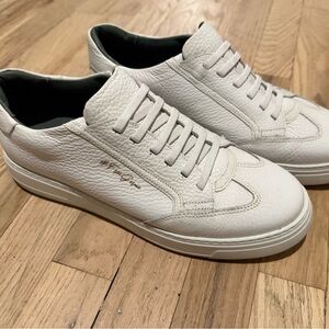 Gernie White Leather Men's Sneakers